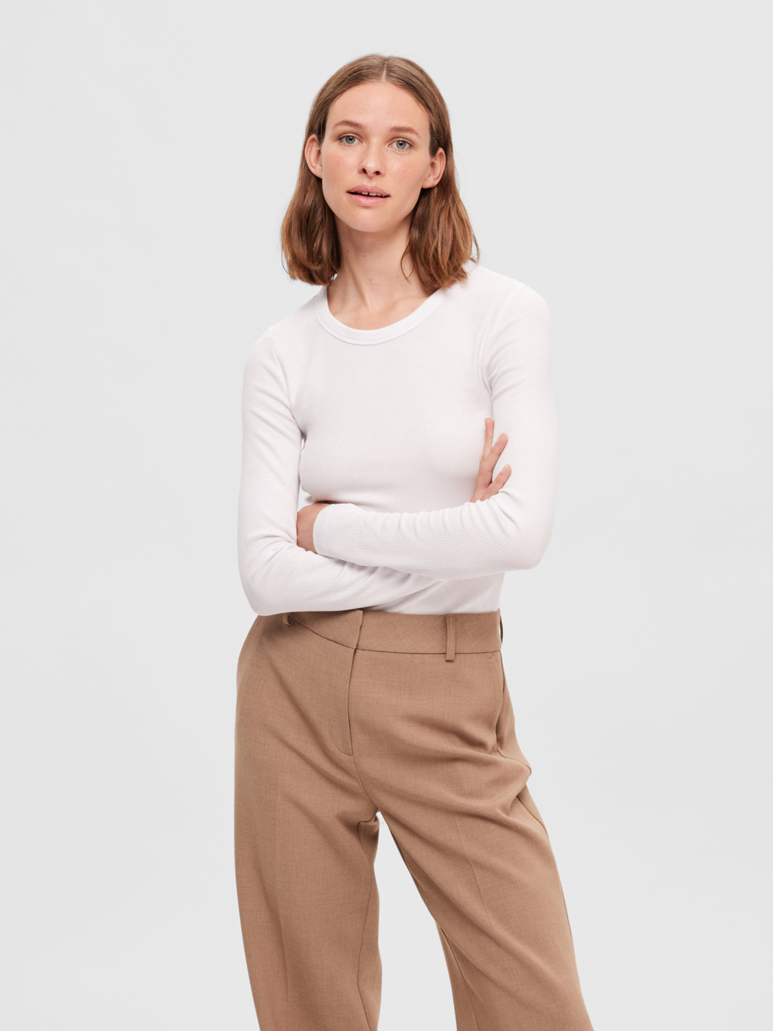 SELECTED FEMME - DIANNA GENSER - HVIT